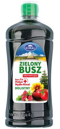 Nawóz Zielony Busz z miedzią, mydłem Himal i piołunem – nawóz dolistny – 500 ml Himal