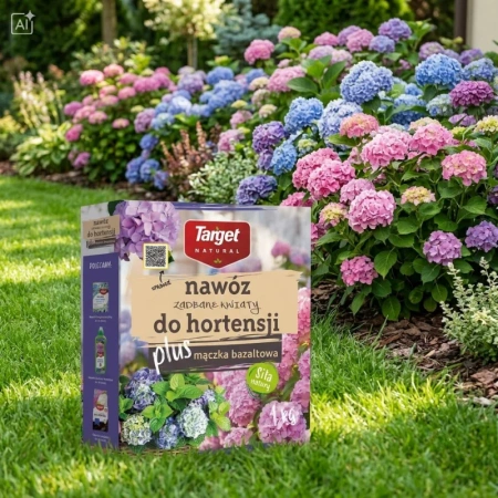 Nawóz do hortensji z mączką bazaltową – zwiększa odporność roślin – 1 kg Target