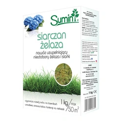 Siarczan żelaza  – nawóz do roślin ozdobnych – 1 kg Sumin