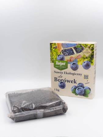 Ekologiczny nawóz do borówek wspierający plonowanie i rozwój korzeni roślin jagodowych – 1 kg Target