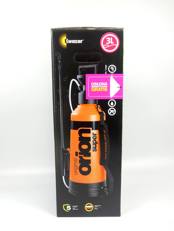 Opryskiwacz Ciśnieniowy – Orion Super 3 litry – Kwazar