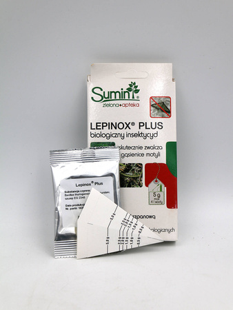 Lepinox Plus na ćmę bukszpanową, gąsienice motyli i zwójki – 5 g Sumin