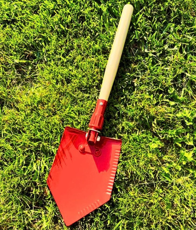 Saperka składana Green Star czerwona