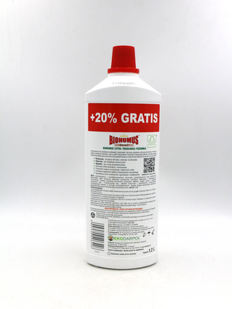 Biohumus Extra nawóz do truskawek i poziomek – 1,2 l Ekodarpol