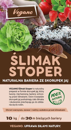 Ślimak Stoper – debris wapniowy ze skorupek jaj 10 kg Vegano