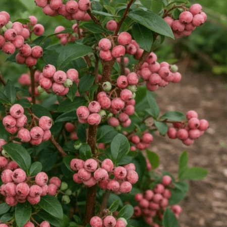 Borówka amerykańska Pink Lemonade – różowe, delikatnie kwaśne owoce – sadzonka w doniczce C1,5 – Botana
