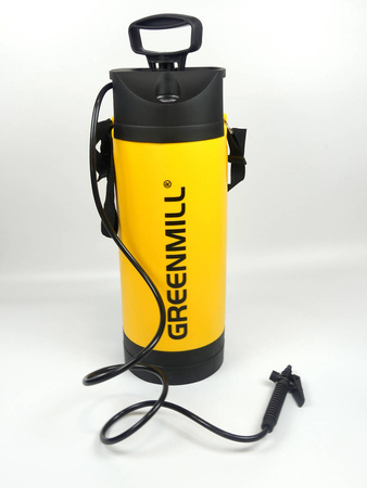 Opryskiwacz Ciśnieniowy z Manometrem – Z Akcesoriami – 8 l Greenmill