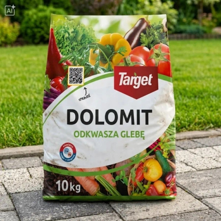 Dolomit w proszku – nawóz do odkwaszania gleby z mikroelementami – 10 kg Target