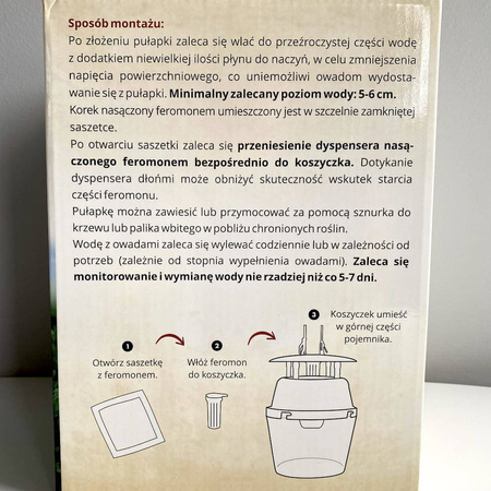 Pułapka na ćmę bukszpanową feromonowa Target