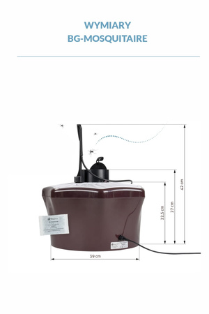 Pułapka Na Komary BG Mosquitarie + BG Booster CO2 – Biogents