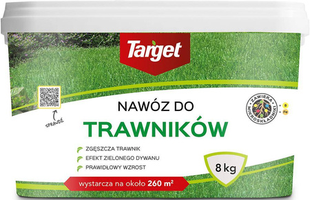 Nawóz do trawnika zagęszczający murawę z mikroelementami – 8 kg Target