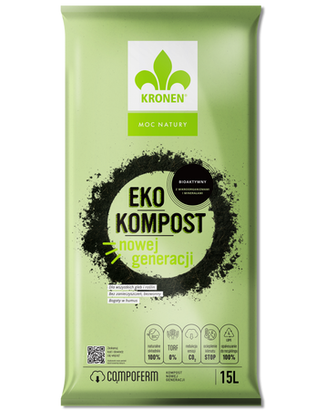 Kompost Eko bioaktywny – kwasy humusowe – 15 l Kronen