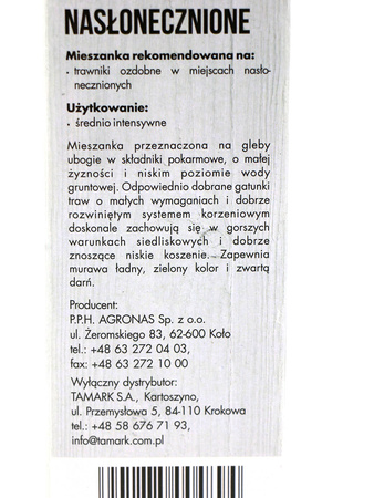 Dakar – Trawa Na Miejsca Nasłonecznione – 1 kg Target