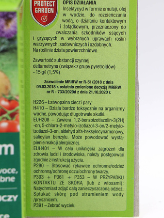 Deltam – Zwalcza Szkodniki Roślin – 100 ml Protect Garden
