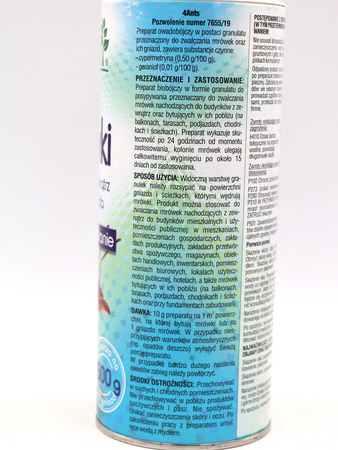 Granulat Na Mrówki – Mrówkozol – 500 g Sumin