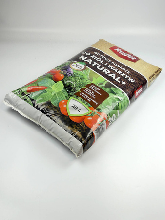 Gotowe Podłoże Ziemia Do Ziół i Warzyw – Natural+ – 20 l Target