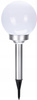 Lampa solarna kula biała 15 cm