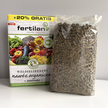 Nawóz Naturalny Z Wełną Owczą – Uniwersalny – 1,2 kg Fertilan L