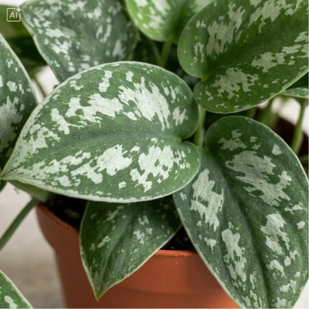 Scindapsus pstry (Scindapsus pictus 'Trebie') – sadzonka rozmiar M