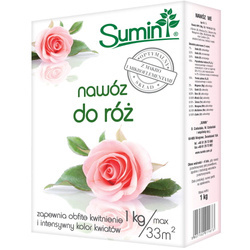 Nawóz do róż wspierający kwitnienie – 1 kg Sumin