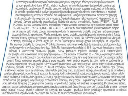 Patenrat Pellet - Granulat Na Myszy i Szczury – 1 kg Target