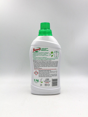 Nawóz przeciw żółknięciu liści (chlorozie) z żelazem – 1 l Florovit