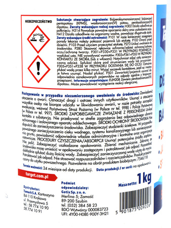 ChlorTix Oxy Aktywny Tlen – Tabletki Dezynfekujące Wodę w Basenie – 1 kg Target