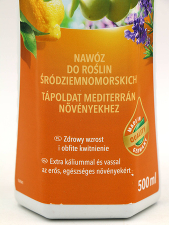 Nawóz do roślin śródziemnomorskich – do palm, juki, oliwki, cytrusów i oleandra – 500 ml Compo