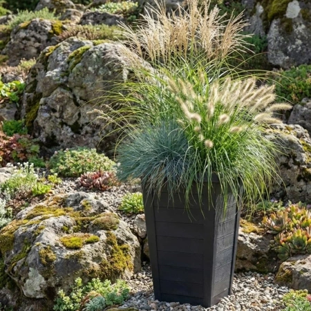 Doniczka łupek SAVANA 37x37x57cm Multy Home