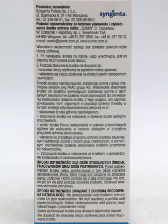 Revus 250 SC – Na Zarazę i Mączniaka Rzekomego – 100 ml Sumin