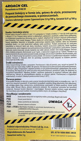 Żel Strzykawka Na Karaluchy Prusaki Trutka – 5 g Target