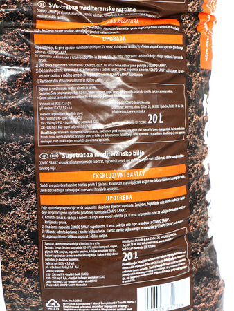 Podłoże Ziemia Do Roślin Śródziemnomorskich – 20 l Compo