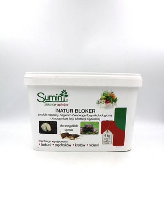 Natur Bloker – Pędraki, Krety, Turkucie, Nornice – 4 kg Sumin