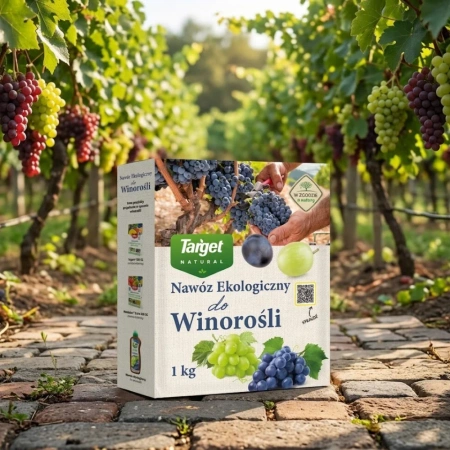 Ekologiczny nawóz do winorośli wspierający plonowanie i rozwój korzeni – 1 kg Target