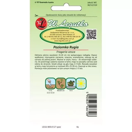 Poziomka Czerwona Rugia – 0,2 g Legutko