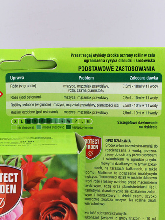 Multirose 2w1 – Na Szkodniki i Choroby Róż – 50 ml Protect Garden