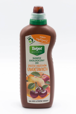Ekologiczny nawóz do drzew i krzewów owocowych w płynie (wiśni, moreli, jabłoni, czereśni, brzoskwini) – 1 l Target