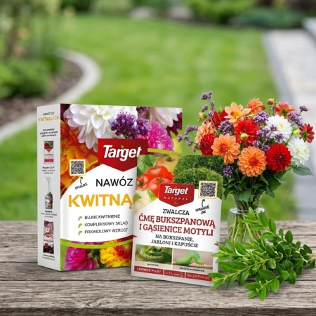 Lepinox Plus na ćmę bukszpanową – 10 g Target+ Nawóz do kwitnących – 1 kg Target (ZESTAW)