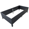 Warzywniak – podwyższana grządka – szary GPPS – Vegano – 150 x 75 x 30 cm