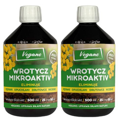 Wrotycz MIKROACTIV + mikroorganizmy – odstrasza szkodniki – 1 l (2 x 500 ml) Vegano