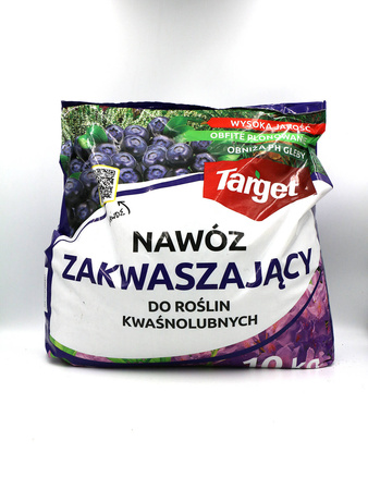 Nawóz zakwaszający do roślin kwaśnolubnych – borówek, iglaków, hortensji, wrzośców, azalii – 10 kg Target