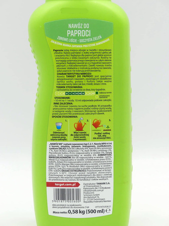 Płynny Nawóz Do Paproci – Burza Liści – 0,5 l Target