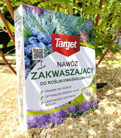Nawóz zakwaszający do roślin kwaśnolubnych – borówek, iglaków, hortensji, wrzośców, azalii – 1 kg Target