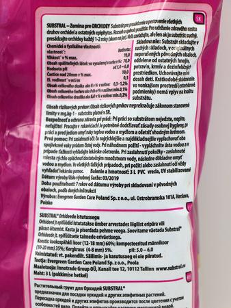 Podłoże Ziemia Do Storczyków i Orchidei – 3 l Substral