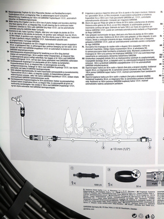 Linia Kroplująca Zestaw L – 50 m Gardena