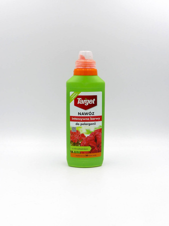 Nawóz do pelargonii w płynie – wzmacnia wybarwienie kwiatów – 1 l Target