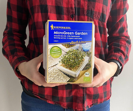 Mikrolistki – Zestaw Do Uprawy MicroGreen + Nasiona – Kiepenkerl