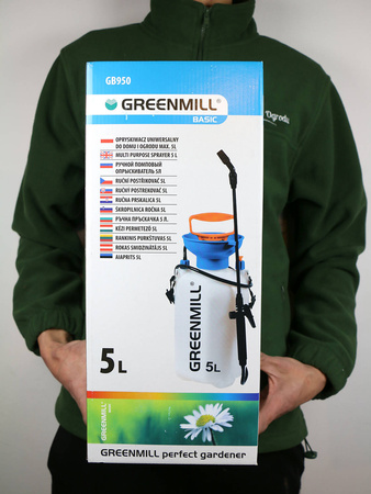 Opryskiwacz Ciśnieniowy z Długą Lancą – 5 litrów Greenmill