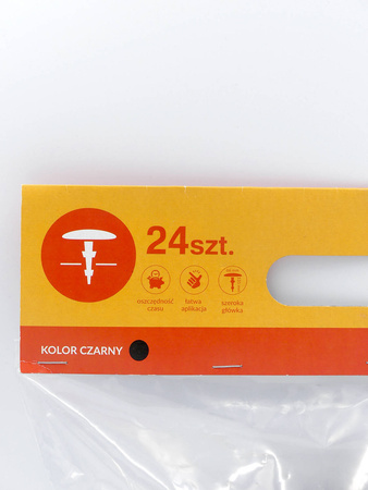 Szpilki Do Mocowania Agrowłókniny – Czarne – 24 szt.