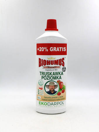 Biohumus Extra nawóz do truskawek i poziomek – 1,2 l Ekodarpol